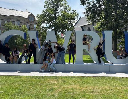 High school students visit Case Western  Reserve University 