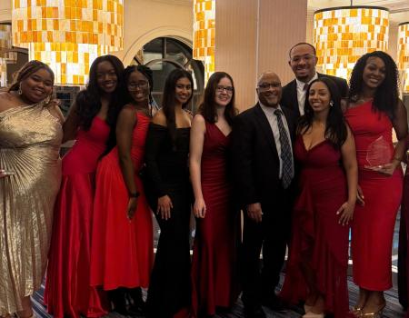 Members of the Black Law Student Association (BLSA) Mock Trial Team