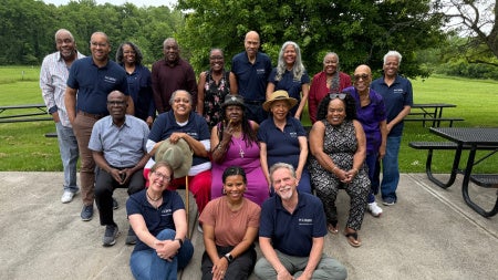 Members of the CWRU Neighborhood Advisory Council, one of the many sponsors involved with the inaugural OneCWRU Community Day.