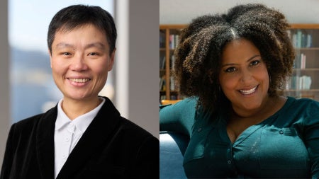 Photo compilation of images of Yawei Li and Noël Voltz