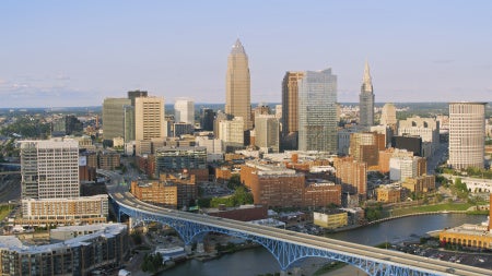 Cleveland skyline