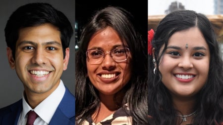 Krish Shah, Samyuktha Jaikrishnan and Srila Munukutla