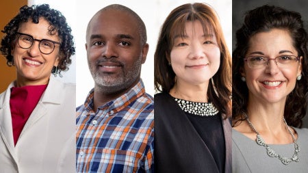Photo compilation of images of Radhika P. Atit, Brian Taylor, Chao-Pin Hsiao and Jessica Taylor 