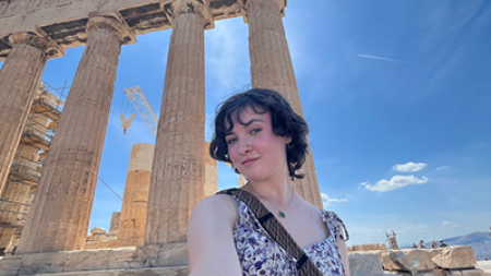 Photo of Vida Barzdukas in Greece