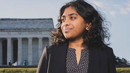 A portrait of Nikitha Balaji.