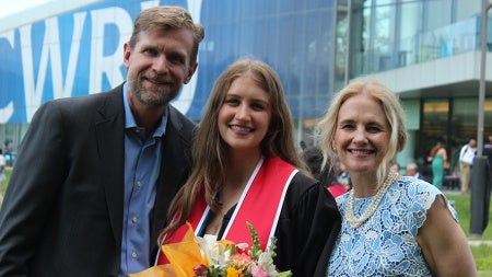 David, Sarah and Becky Cole