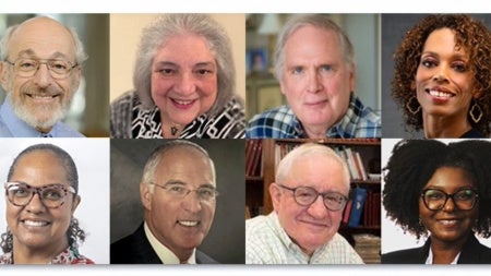 headshots of the alumni award winners