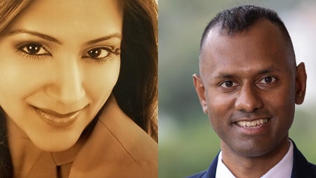 Headshots of Shah and Thangaraj