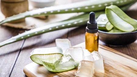 Image of aloe vera skin products