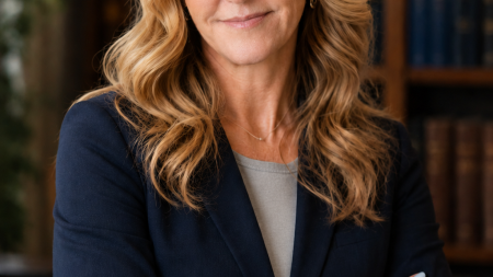 Photo of Eileen Anderson, arms crossed