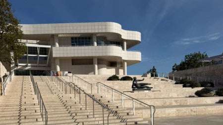 View of the Getty Research Institute