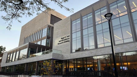 Exterior of the Roger E. Susi Interdisciplinary Research Building at Case Western Reserve University