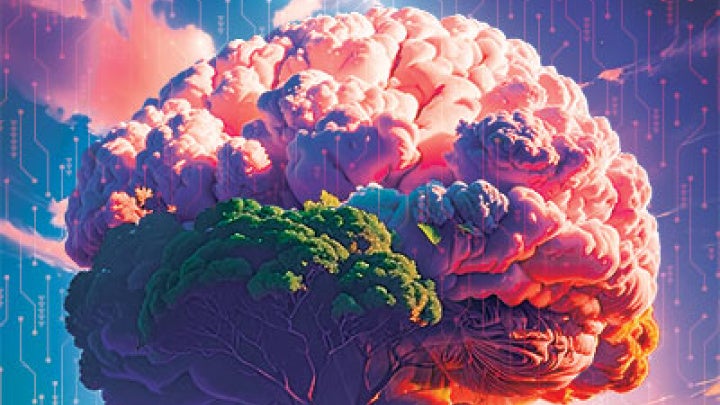 Colorful illustration of tree