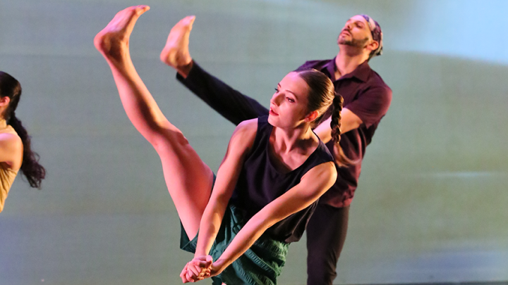 Baylee Van Patten dancing in a performance this spring