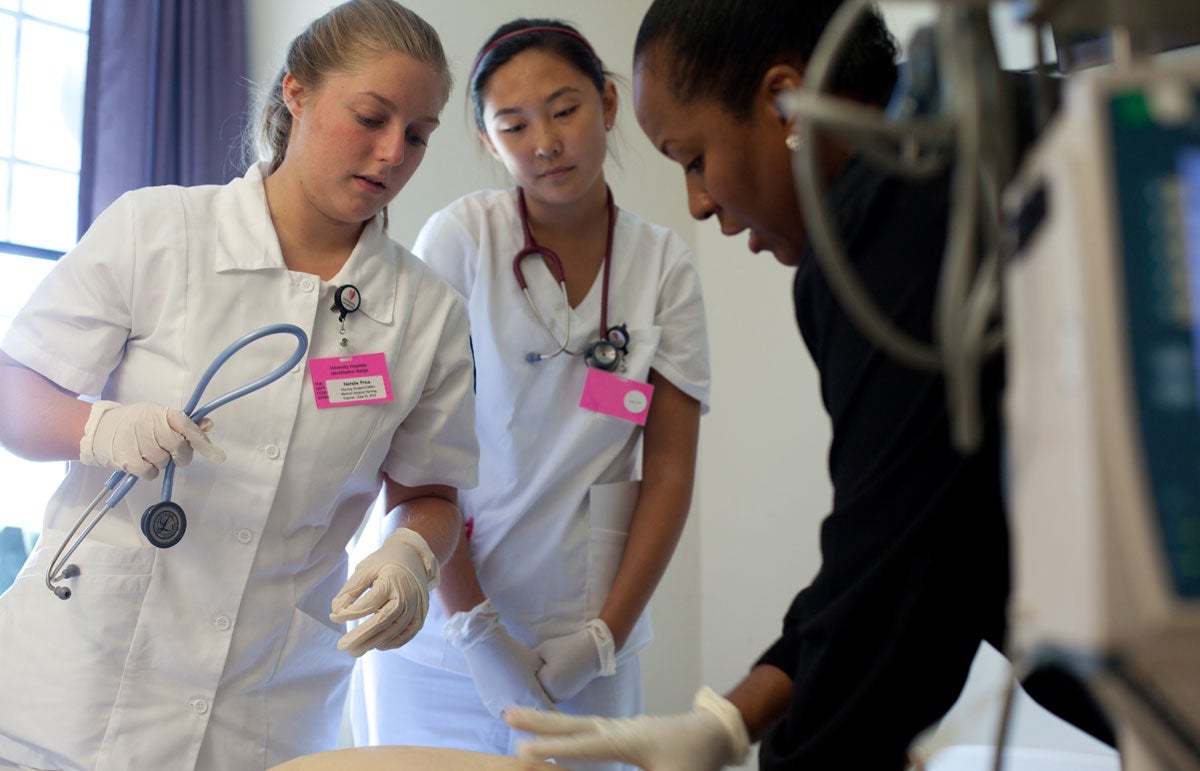 Image of BSN Students during clinical rotation. The Frances Payne Bolton School of Nursing at Case Western Reserve University in Cleveland, Ohio, is one of the country's top-ranked best nursing schools. The largest private research university, FPB is consistently ranked as on e of the best nursing schools in Ohio.