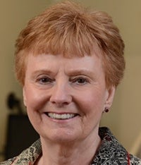 Headshot of Linda Everett, advisory board member for the Marian K. Shaughnessy Nurse Leadership Academy at the Frances Payne Bolton School of Nursing at Case Western Reserve University in Cleveland, Ohio.