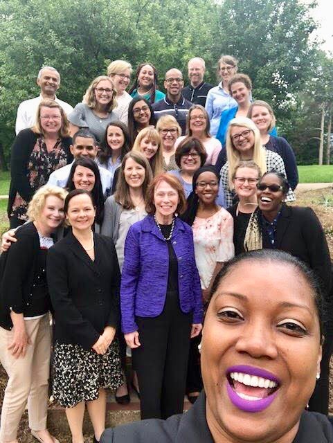 Selfie at the NIH Summer Genetic Institute with the Director of the National Institute of Nursing Research, Dr. Patricia A. Grady.