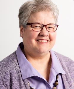 Photo of Rebecca Patton, DNP, RN, CNOR, FAAN, the chair of the Lucy Jo Atkinson Professorship in Perioperative Nursing at the Frances Payne Bolton School of Nursing at Case Western Reserve University in Cleveland, Ohio.