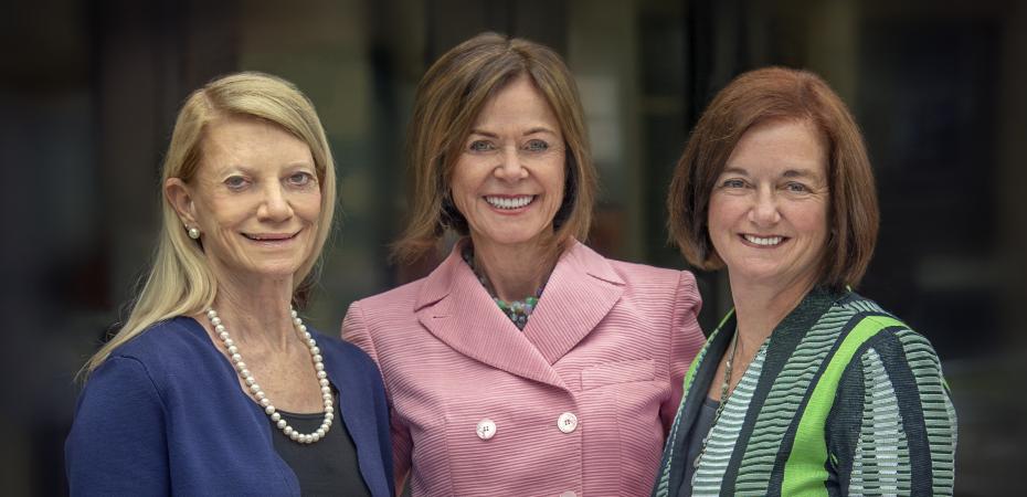 Joyce Fitzpatrick, Marian K. Shaughnessy, Dean Mary E. Kerr