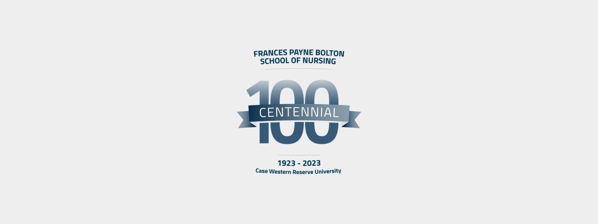 Centennial 2023 Frances Payne Bolton School of Nursing Logo