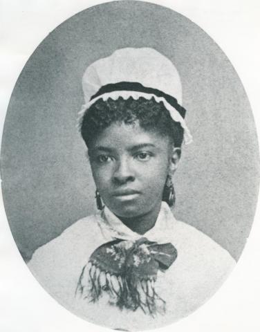 Historical photo of Mary Eliza Mahoney in her nursing uniform.