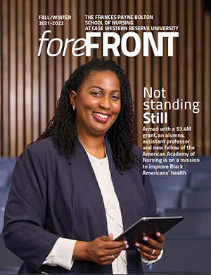 Cover of the Fall 2021/Winter 2022 issue of Forefront magazine.