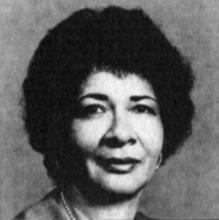 Black and white photo of Betty Smith Williams
