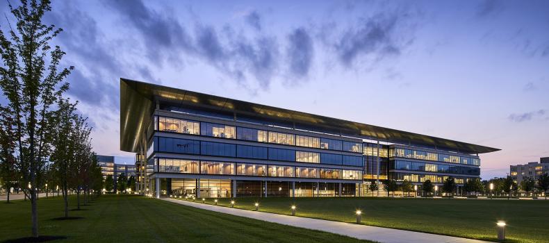 HEC at sunset