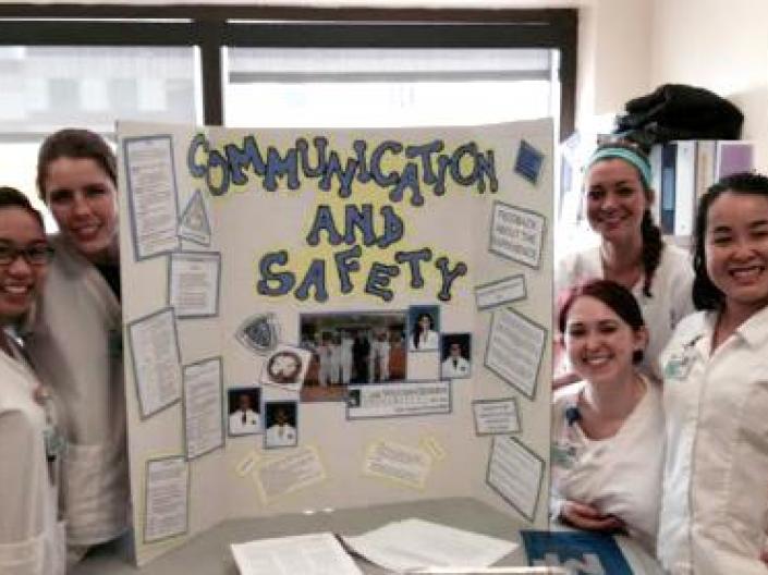 MN students during their clinical rotation at Metro.