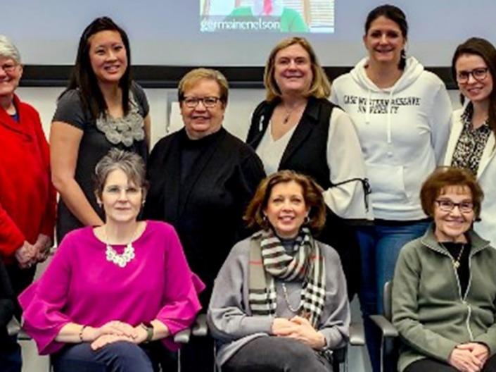 Members of the Frances Payne Bolton School of Nursing Alumni Association Board of Directors.