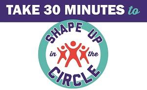 Shape Up in the Circle Logo
