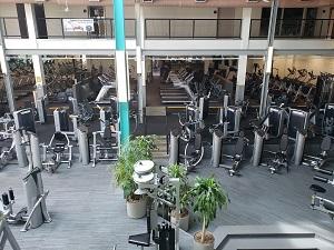 Picture of exercise floor with machines
