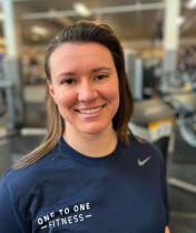 Photo of Isabella Jimenez in a One to One Fitness t-shirt