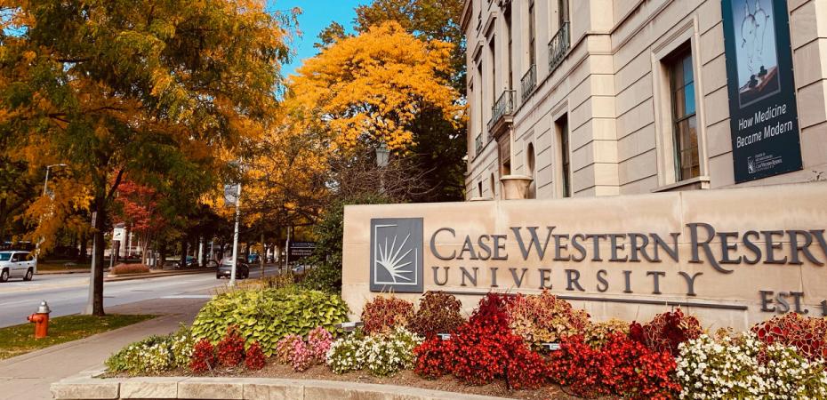CWRU sign