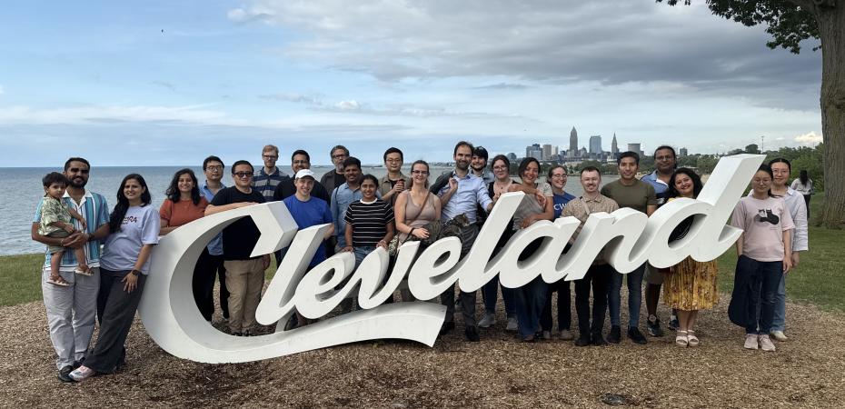 postdocs at annual picnic 2025