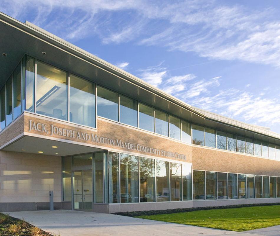 exterior view of Jack, Joseph and Morton Mandel Community Studies Center