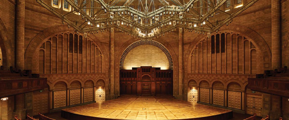 Interior of Silver Hall at Maltz Performing Arts Center