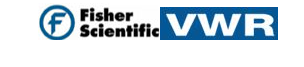 Logo of Fisher Scientific and VWR.
