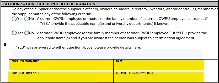 SIF Section 5 COI