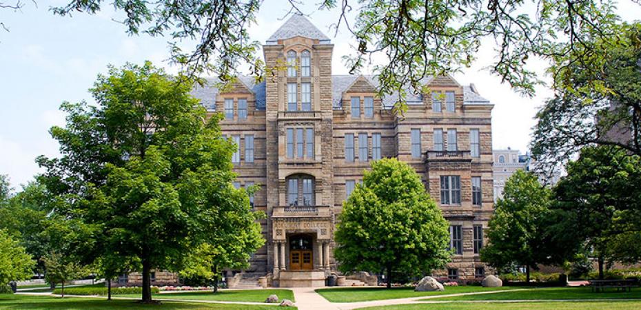 Case Western Reserve University Adelbert Hall in Spring