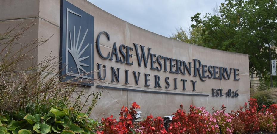 CWRU sign on Euclid Avenue