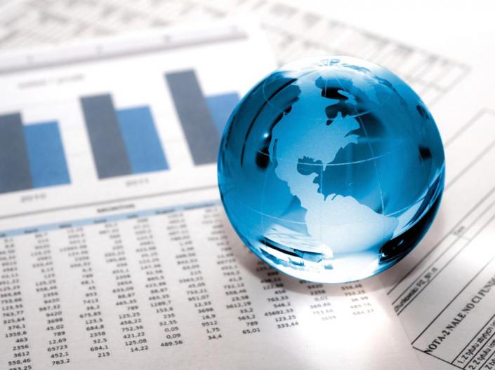 Globe with Report Pages