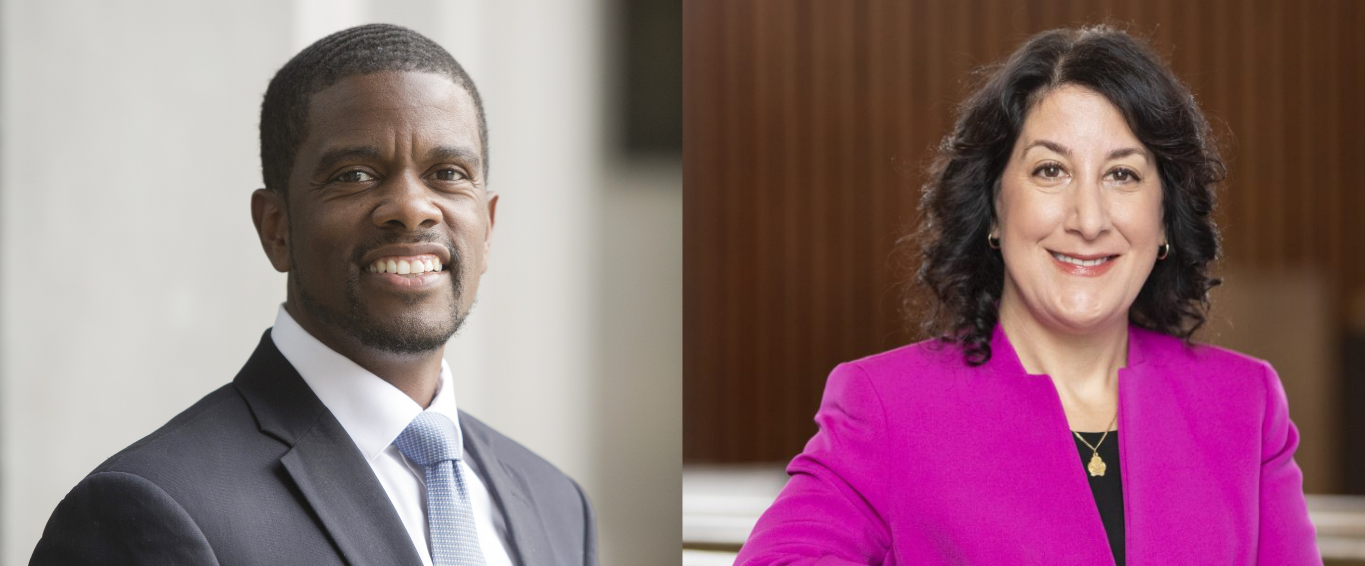 Headshots of Dr. Suzanne Rivera and Mayor Melvin Carter