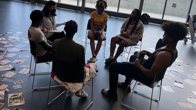 scholars in a circle