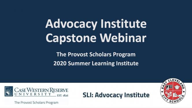 Advocacy Institute cover slide