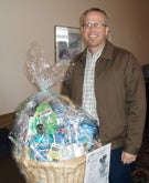Dave Brown winner Staff Advisory Council Community Service Committee Basket Raffle 2010 Case Western Reserve University