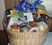 One of the baskets from Staff Advisory Council Community Service Committee Basket Raffle 2010 Case Western Reserve University