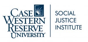 Logo that reads Case Western Reserve University Social Justice Institute
