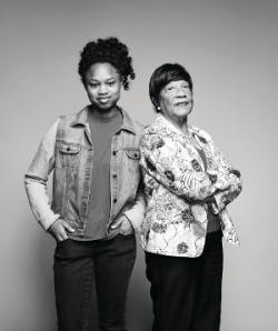 Photo of Dr. Faye Gary and a student she mentors