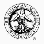 Black and white Logo of the American Academy of Pediatrics